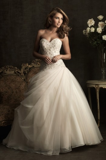 The front of the Venusta Wedding Dress