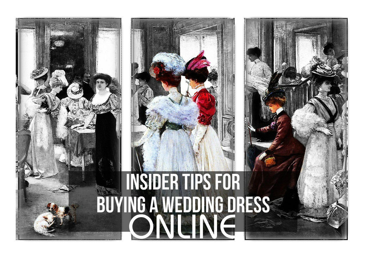 Insider tips for buying a wedding dress online